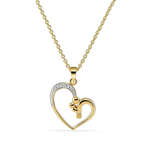 12.1_Halskette_Mutter_Kind_Silber_vergoldet