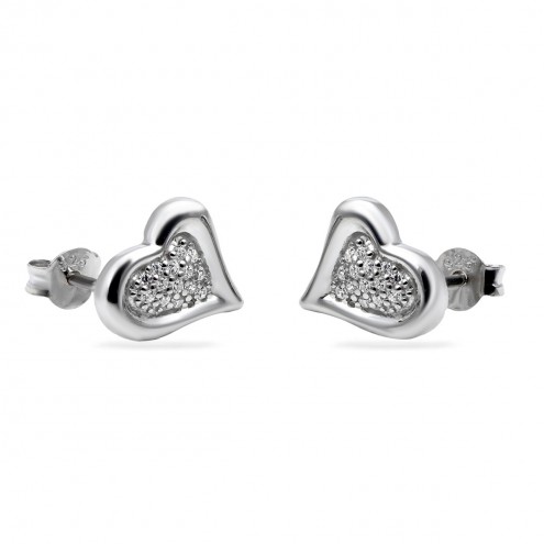 13.1_Silber_Ohrstecker_Herz_mit_Zirkonia