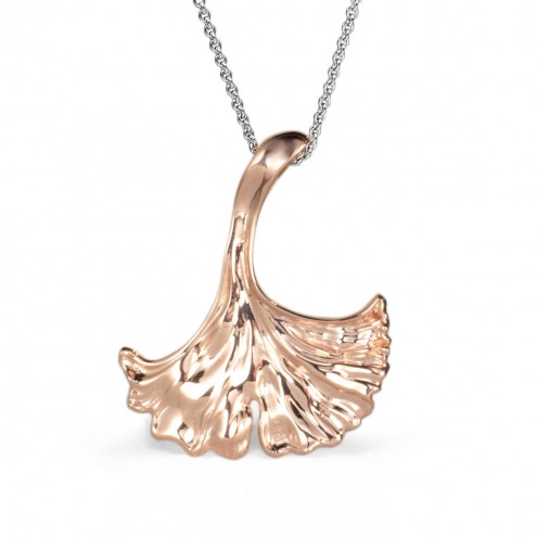 28.2_Anhänger_Ginkgo_Silber_vergoldet