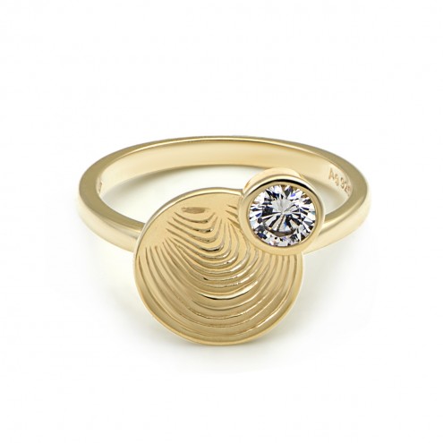 30.2_Ring_Seashell_Silber_vergoldet_mit_Zirkonia