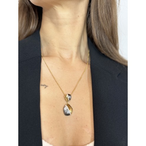 31.2_Halskette_mit_Anhänger_bicolor_Silber_mit_Zirkonia